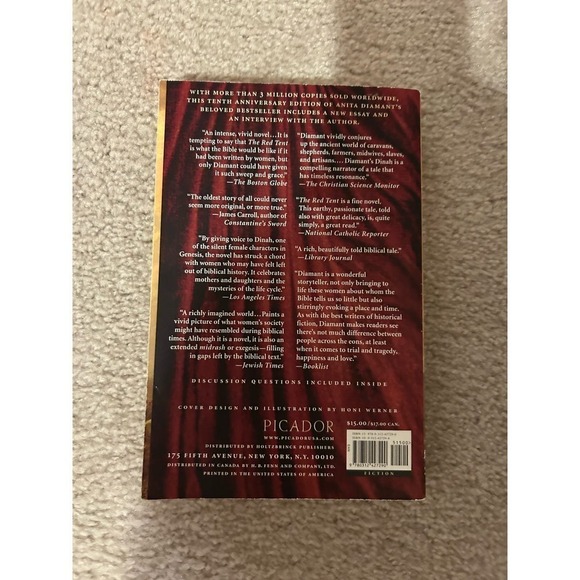 Book:  The Red Tent - Picture 2 of 2